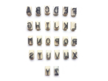 Set Letras A-Z 3/8" Ganado Agrofácil