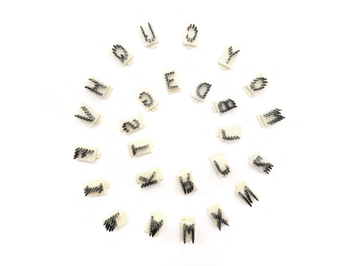 Set Letras A-Z 3/8" Ganado Agrofácil