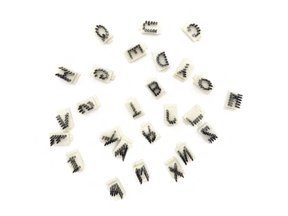 Set Letras A-Z 3/8" Ganado Agrofácil