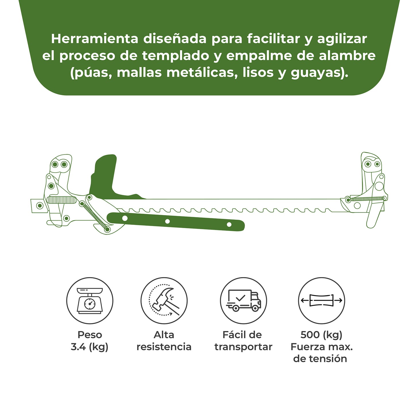 Tensor de Alambre Agrofácil