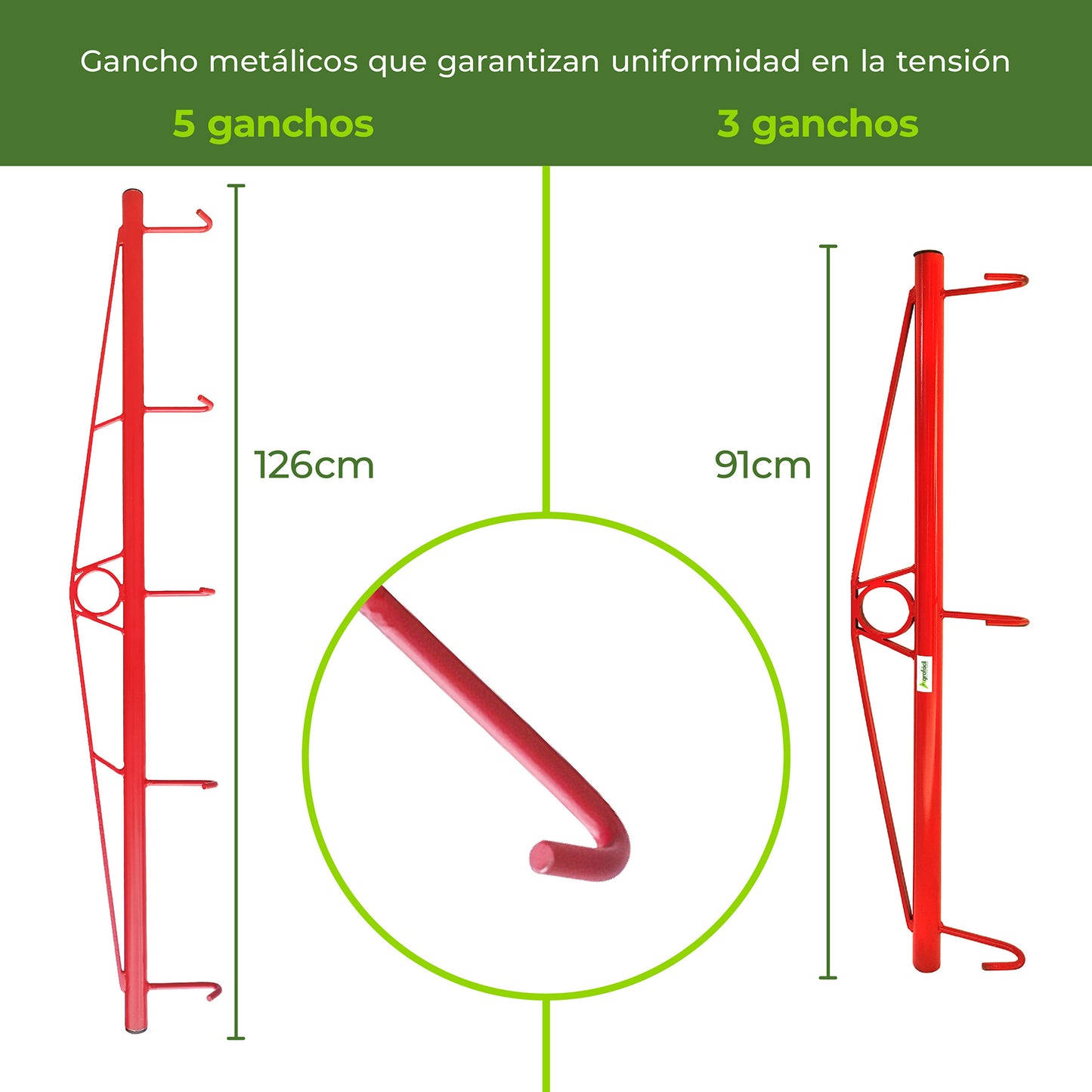 Tensor de Malla 91cm / 126cm / 181cm Agrofácil