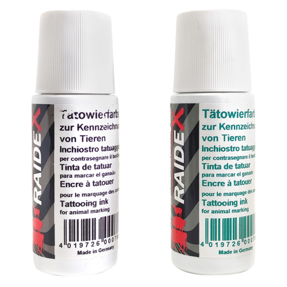 Kit Tatuadora Bovino 3/8" Pro 5 Dígitos Agrofácil