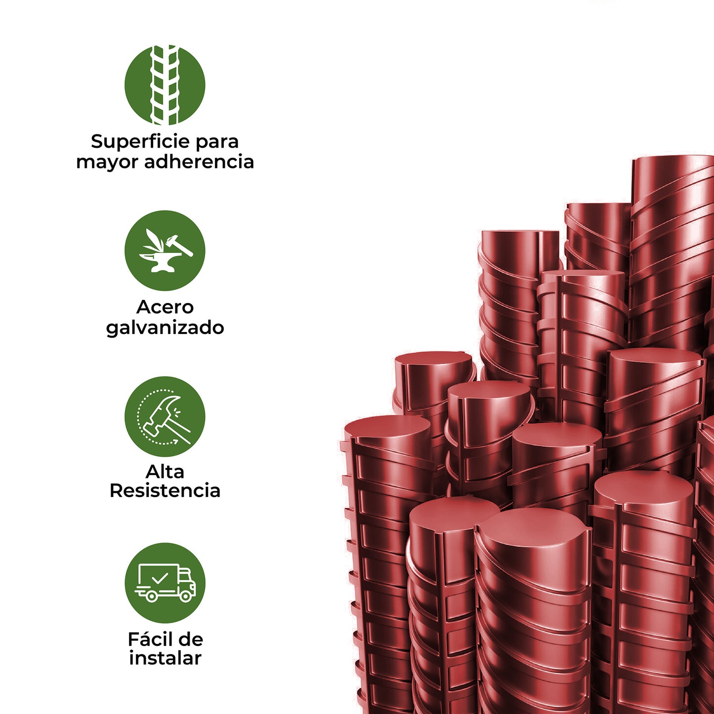 Varilla Cerca Móvil x 5 unidades Agrofácil