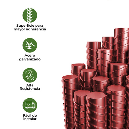Varilla Cerca Móvil x 5 unidades Agrofácil