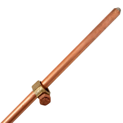 Varilla Copperweld Agrofácil 1.50m + Grapa