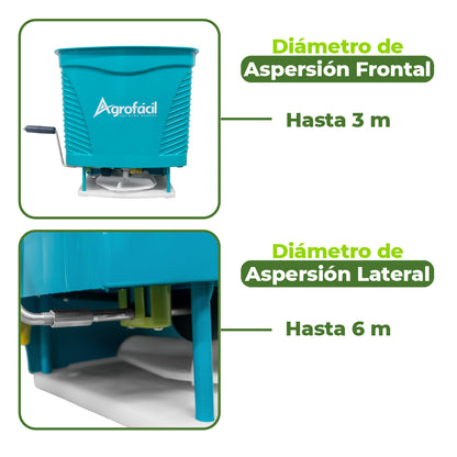 Combo Sembrador de Pastos Recatón + Voleadora Manual Agrofácil