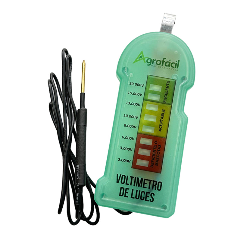 Voltímetro de Luces Agrofácil