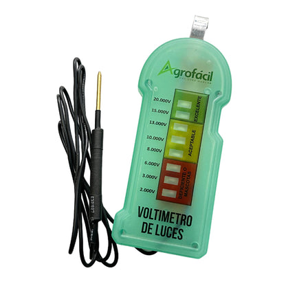 Voltímetro de Luces Agrofácil