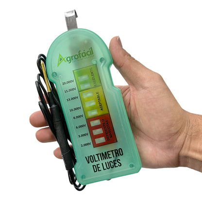 Voltímetro de Luces Agrofácil