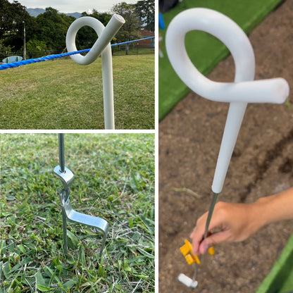 Varilla cola de cerdo 1.50m x 5 unidades Agrofácil