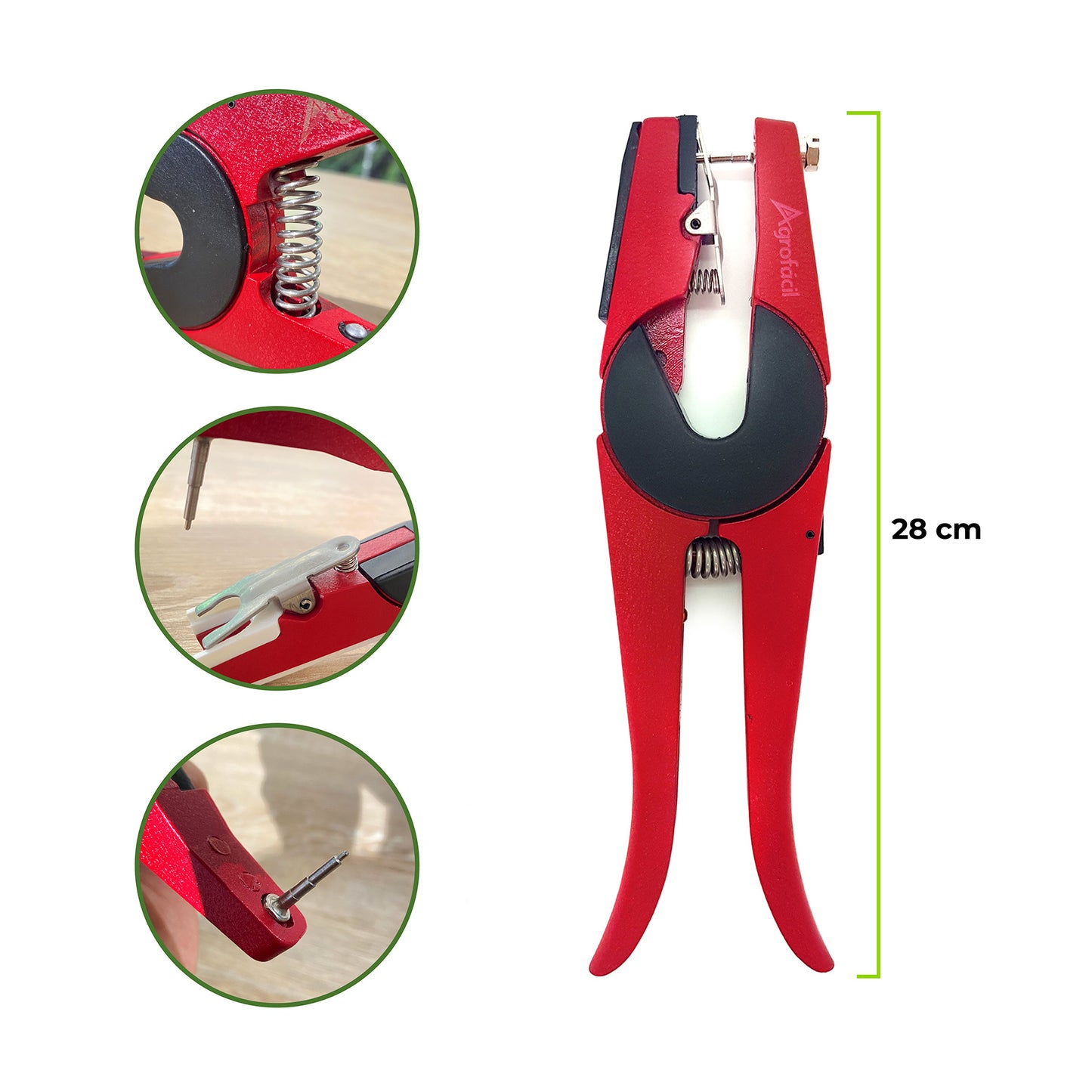 Aplicador de Orejera Universal Agrofácil