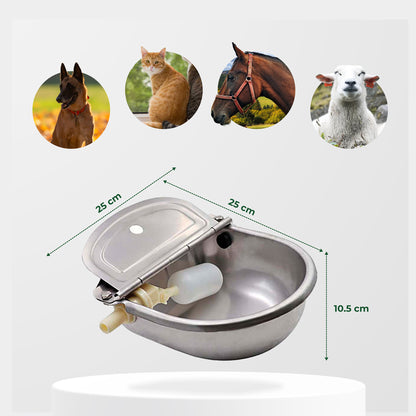 Bebedero INOX Automático 3L Agrofácil