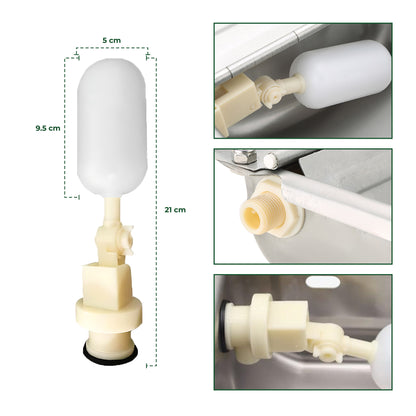 Bebedero INOX Automático 3L Agrofácil