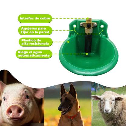 Bebedero Plástico Automático 1.8 Lts Agrofácil