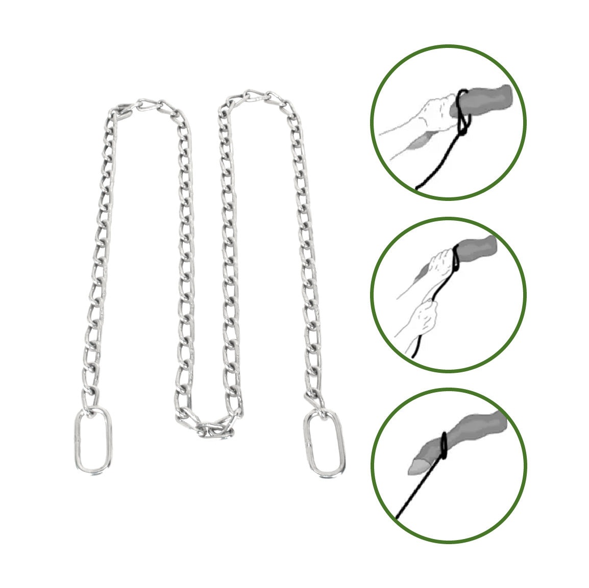 Cadena Acero Inox Hala Ternero Agrofácil