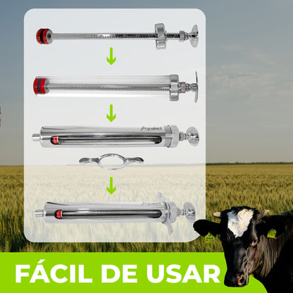 Jeringa Metálica 10/20/50ml Agrofácil