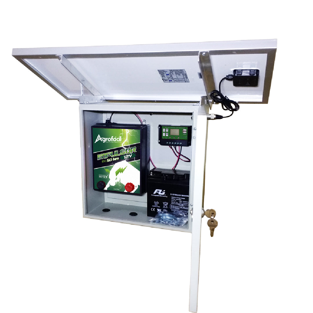 Kit Solar Impulsor 12V Cerca Eléctrica Agrofácil