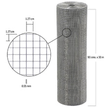 Malla Cuadrada Soldada 0.90cm / 1.20m Agrofácil