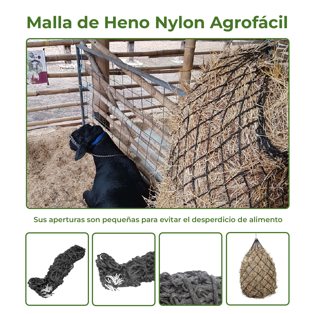Malla de Heno Nylon Agrofácil