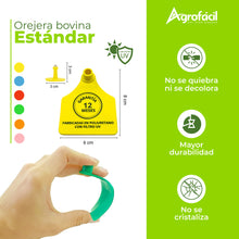 Orejera Bovina Estándar Agrofácil