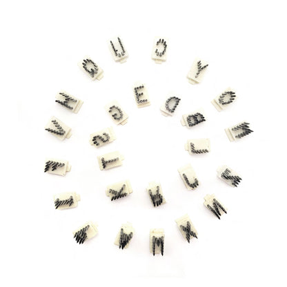 Set Letras A-Z 5/16" Ovino-Cerdo-Ave-Mascota Agrofácil