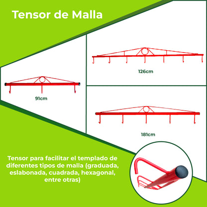 Tensor de Malla 91cm / 126cm / 181cm Agrofácil