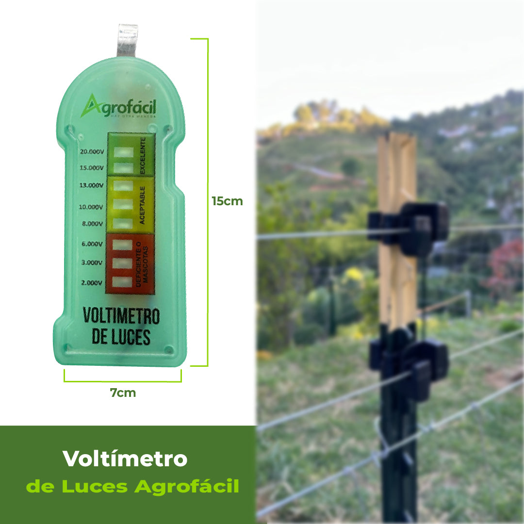 Voltímetro de Luces Agrofácil